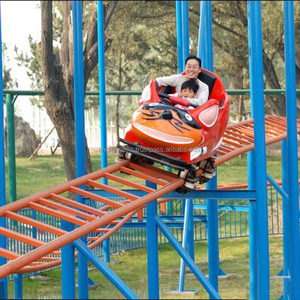 เครื่องเล่นสวนสนุกกลางแจ้ง รถไฟเหาะตีลังกาแบบแขวนลอย Crazy Mouse อุปกรณ์สวนสนุกสำหรับขายสำหรับสวนสนุก - Product Image 3