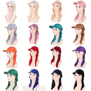 Chapeau <span class=keywords><strong>pare</strong></span>-<span class=keywords><strong>soleil</strong></span> pliable personnalisé à 2 panneaux pour femme, respirant, avec <span class=keywords><strong>bandeau</strong></span> élastique, protection UV et dos incurvé - Product Image 5