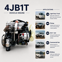 Moteur diesel ISUZU 4JB1 4JB1T 57kW 68kW 3600 tr/min 4 cylindres, démarrage électrique, aspiration naturelle/à turbo, pour pick-up, SUV, camionnette légère