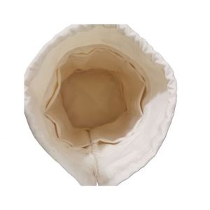 Wholesale Custom Logo Makeup Bag Portable <b>Round</b> <b>Canvas</b> Cosmetic Case with Drawstring Closure - Product Image 2