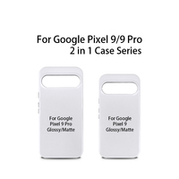 Coque de sublimation 3D vierge pour Google Pixel 10 9 9 Pro 8 8 Pro 7 7A – Impression DIY par transfert thermique – Coque arrière robuste pour téléphone portable