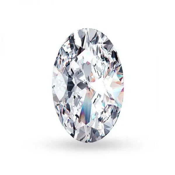 Best cut oval shape DEF VVS white loose moissanite 1ct 2ct 3ct GRA certificate cheap prices fancy cut lab grown diamonds