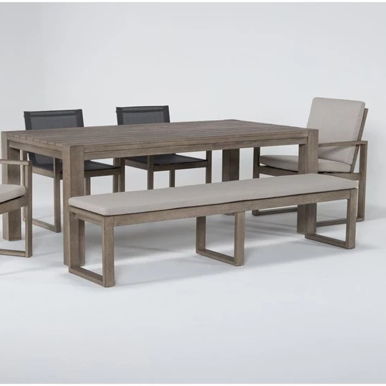 hotel Garden dining furniture outdoor table Teak and chairs for restaurant