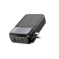 Batterie externe portable ultra-mince PD22.5W 20000mAh 20W GaN Tech avec câbles intégrés et charge rapide