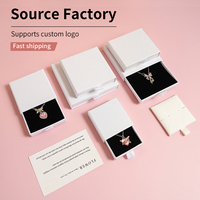 Boîte à tiroirs en carton de luxe avec logo personnalisé imprimé, emballage pour bijoux, boîte à tiroirs en papier
