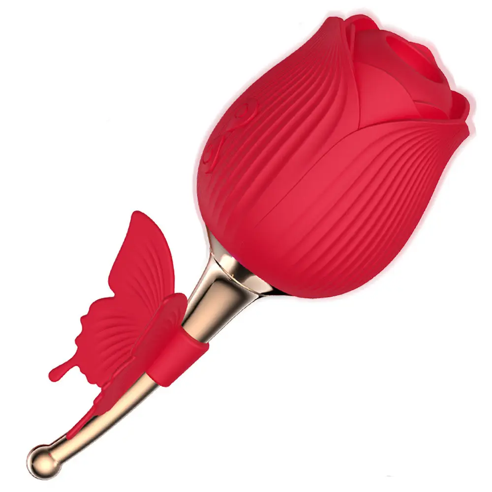 Vendita calda Amazon Rose Gold Mini vibratore Rose Vibrator Rose Sex Toys per donna