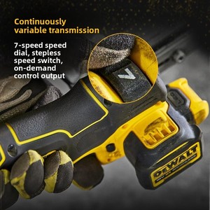 Ponceuse à bande sans balais rechargeable 20V DCM200, légère (1,3 kg), pour le travail du bois, le meulage et le polissage des métaux - Product Image 2