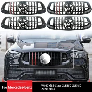 กระจังหน้าทรง Barbos สำหรับ W167 GLE-Class GLE350 GLE450 ปี 2020-2023 ชุดแต่งสไตล์สปอร์ตหรูหรา - Product Image 1