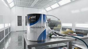 Poudre d'argent automobile à haute brillance 1K, moyenne à grossière, adaptée à la réparation automobile et à la réparation des rayures - Product Image 2