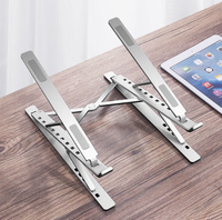 Dudukan Laptop MC N8 Baru yang Dapat Disesuaikan, Dudukan Tablet Notebook Aluminium, Alas Pendingin Meja, Penyangga Laptop Lipat