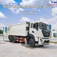 Camion à ordures de qualité supérieure avec des caractéristiques essentielles pour la gestion des déchets Camion compacteur de carburant diesel durable et économique