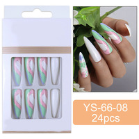 OEM/ODM vente en gros conception personnalisée logo court moyen long ongles artificiels faux ongles