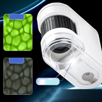 Portable HD Microscope for Kids Educational Science Observation Machine Plastic Toy