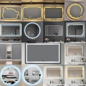 Hiện đại treo tường không thấm nước Vòng chiếu sáng tắm gương cảm ứng chuyển đổi màn hình thông minh gương phòng tắm với <span class=keywords><strong>LED</strong></span> ánh sáng - Product Image 6