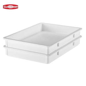 Contenedor de Plástico Rectangular para Masa con Tapa, 12L, Apilable, para Panadería Comercial y Restaurantes - Product Image 1