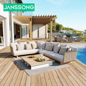 أثاث حدائق بتصميم حديث، أريكة استرخاء للشرفة، طقم أريكة خارجية للحديقة والفناء - Product Image 3
