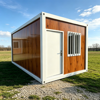 Casa Modulare in Legno Modu Cube a Installazione Rapida, Casa Container Smontabile, Mini Casa per Dormitori e Campi di Lavoro