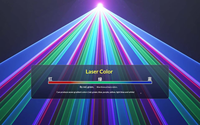 Lampu Laser Animasi RGB 6W Tahan Air untuk Luar Ruangan, Kontrol Nirkabel via Aplikasi, Lampu Lazer untuk Klub Malam, Acara, dan Panggung