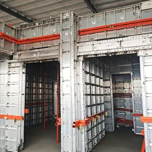 High Efficiency Aluminum Formwork Building Structural System Weld Concrete Precast Mold For Building House