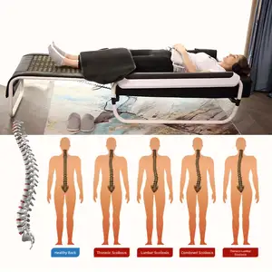 V3 Master Terapia De Masaje estable Lumbar tracción alivio del dolor Jade rodillo eléctrico Corea salón muebles cama de masaje infrarrojo