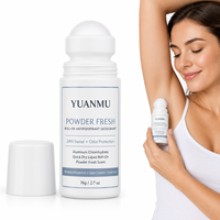 Déodorant Roll-On Sans Aluminium Parfum Frais Liquide Protection Anti-Odeur 24H Unisexe Marque Blanche