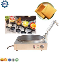 Machine à crêpes rotative de 50 cm de diamètre pour la fabrication de roti au gaz, machine à mini-crêpes