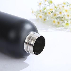 Borraccia Sportiva in Acciaio Inossidabile con Base in Bambù, Grande Capacità, Isolamento Sottovuoto, <span class=keywords><strong>Design</strong></span> Moderno, Portatile, Bocca Stretta - Product Image 3