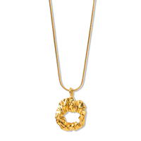 Minimaliste Irrégulier Alien Pendentif Unique En Acier Inoxydable Collier Femmes Collier Étanche Hypoallergénique Charme Collier