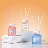 Vente directe d'usine, diffuseur d'huiles essentielles en verre réutilisable de 100 ml, longue durée