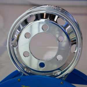 22.5X8ล้อ/ล้อรถบรรทุกทำจากอะลูมิเนียมอัลลอยด์ขนาด.25ดีไซน์แบบอเมริกันแฟชั่นแบบรวดเร็ว/ขัดเงาสองด้านและระบายออกได้ - Product Image 1