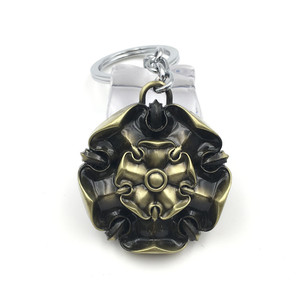 Famille Badge Métal <span class=keywords><strong>Targaryen</strong></span> Jeu Porte-clés GTR0101 Trônes De Voiture Porte-clés Pendentif Ornements Ensemble Film Produits Périphériques - Product Image 6