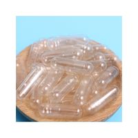 Capsules végétales vides transparentes HPMC de haute qualité, taille 0, certifiées Halal, fabricant