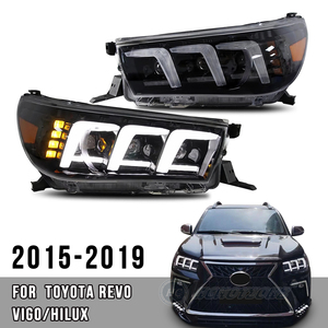 Hcmotionz Fabriek Voorlichten 2015-2019 Opstart Animatie Led Koplampen Voor <span class=keywords><strong>Toyota</strong></span> Revo Vigo <span class=keywords><strong>Hilux</strong></span> 15-Up - Product Image 2