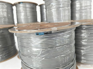 Cable de Fibra Óptica para Interiores/Exteriores FTTH de Italia, 1 Núcleo, Color Gris, 500m 5.0mm, Doble Cubierta G657A2, 1km 4.6mm, Cable de Fibra Óptica - Product Image 3