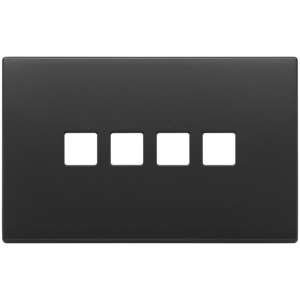 Placa Plana para Puerta de 4Mx4, Color Gris Antracita, 14.7x9.7cm - Product Image 1