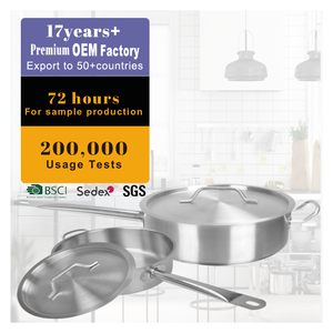 Casserole Offre Spéciale classique de 30cm à corps court, ustensiles de cuisine commerciaux à fond composite en acier inoxydable - Product Image 1