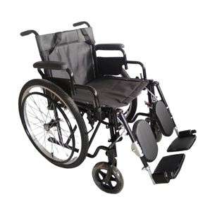 折りたたみ式24インチホイール車椅子軽量ポータブルリハビリテーション - Product Image 2