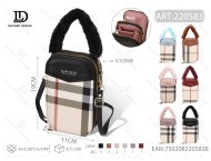 Borsa a Tracolla per Telefono con Doppia Cerniera per Donne, Portafoglio in PU Multifunzione - Product Image 1