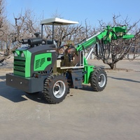 Pecannoten Oogstmachine Rollende Fruitnotenplukker Boomschudmachine