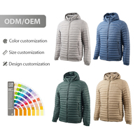 Manteaux d'hiver, veste imperméable et confortable, veste matelassée pour homme, veste anti-froid avec capuche L1107