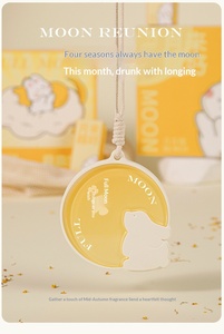 Incienso de Yeso para Coche con Aromaterapia, Caja de Regalo Colgante, Piedra de Incienso de Larga Duración, Piezas de Incienso de Conejo Lunar, Aromaterapia de Medio Otoño - Product Image 4