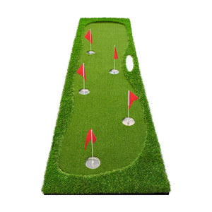 Tapete de <span class=keywords><strong>Golf</strong></span> Profesional para Interiores, Tapete de Práctica de <span class=keywords><strong>Golf</strong></span> Ensamblable, Césped Artificial, Ayuda para <span class=keywords><strong>el</strong></span> Entrenamiento de Putt, Mini Campo de <span class=keywords><strong>Golf</strong></span> - Product Image 5