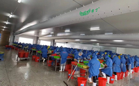 Ventilateurs de connexions flexibles en tissu polyester du fournisseur Buding Wuzhong pour tuyau de ventilation et conduit d'air dans les gymnases