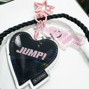Spot BP UV Printing Pattern Three-Tour Acrylic PVC Key Chain Pendant with Star Design Souvenir Decoration - Product Image 4