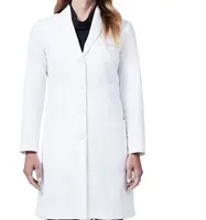 Laboratory Doctor Uniform Medical Fluid Resistant Lab Coat High Quality Hospital Uniform White Lab Coat
