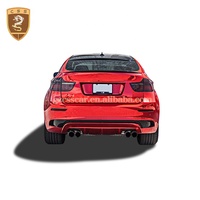 Kits de carrocería X6M para BMW X6 E71, modelo de coche, Material de fibra de vidrio, parachoques, guardabarros, falda lateral