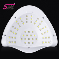 Lampe à ongles UV LED SML avec écran numérique, modes multiples, mode basse température, séchage rapide du gel pour salon de manucure, manucure à domicile, nail art