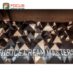 Étagère de présentation personnalisée pour produits de café, finition bois stratifié, zone d'exposition d'accessoires, présentoir de marchandises pour café - Product Image 4