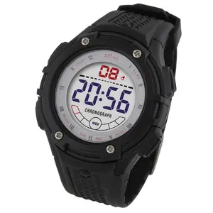 Xinjia 4 colors digital alarm watch oem orologio LED Flash Light waterproof wristwatches