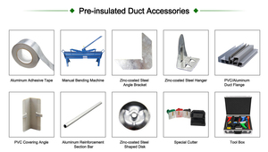 GFI-freie Probe Aluminium folie PIR-Schaum kanal platten HLK-Kanal vor isolierte Kanal platten Zum Verkauf - Product Image 5